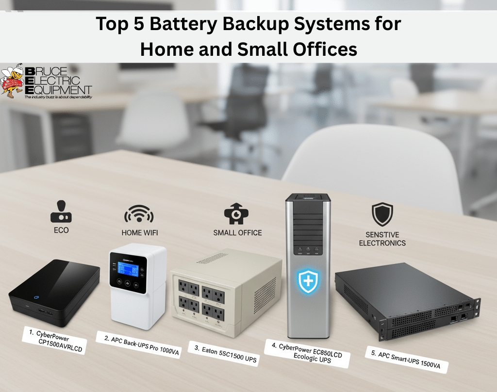 Top 5 Battery Backup Systems for Home and Small Offices